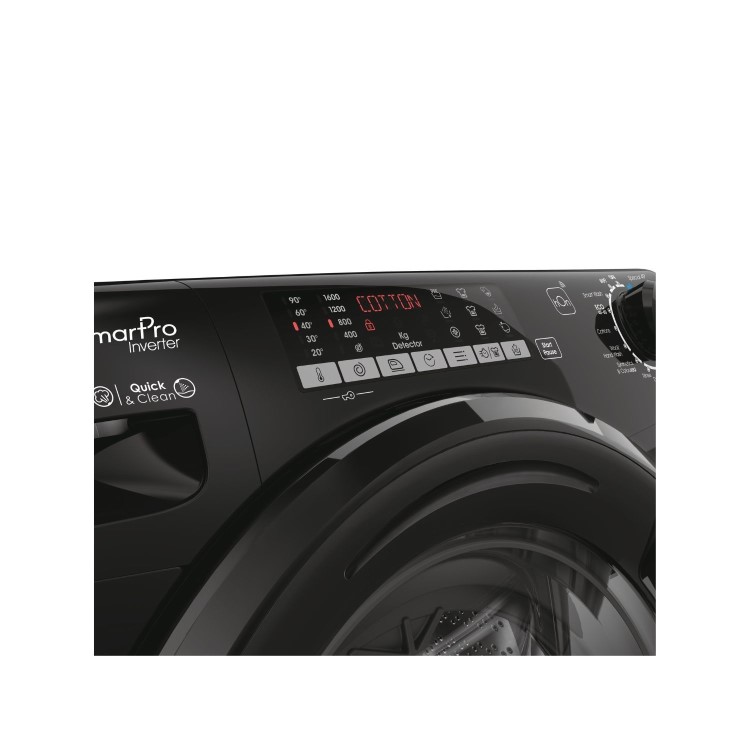 Refurbished Candy Smart Pro CSO686TWMBB6-80 Freestanding 8KG 1600 Spin Washing Machine Black