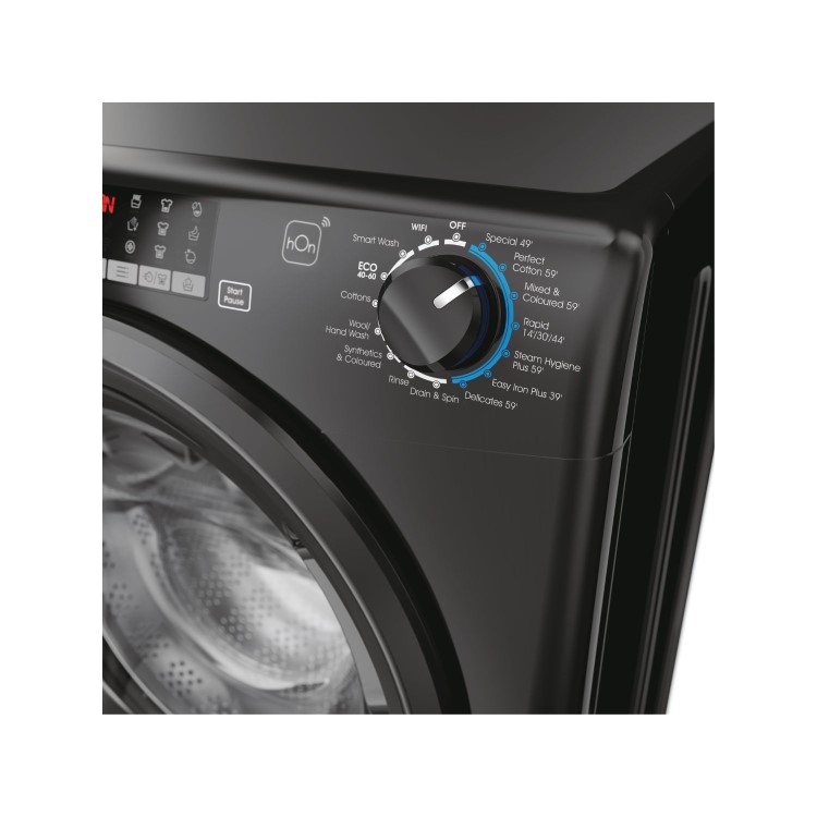 Refurbished Candy Smart Pro CSO686TWMBB6-80 Freestanding 8KG 1600 Spin Washing Machine Black