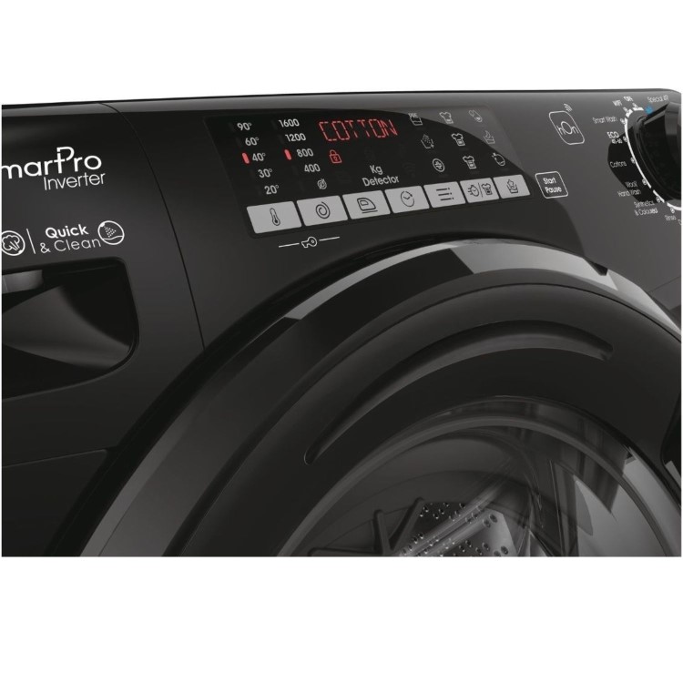 Candy Smart Pro 8kg 1600rpm Washing Machine - Black