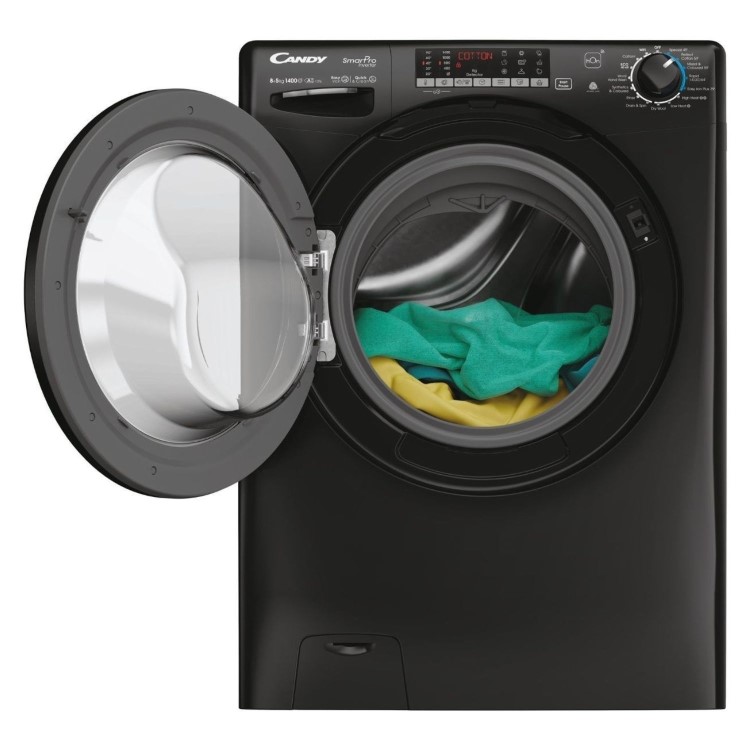 Candy Smart Pro 8kg Wash 5kg Dry 1400rpm Washer Dryer - Black