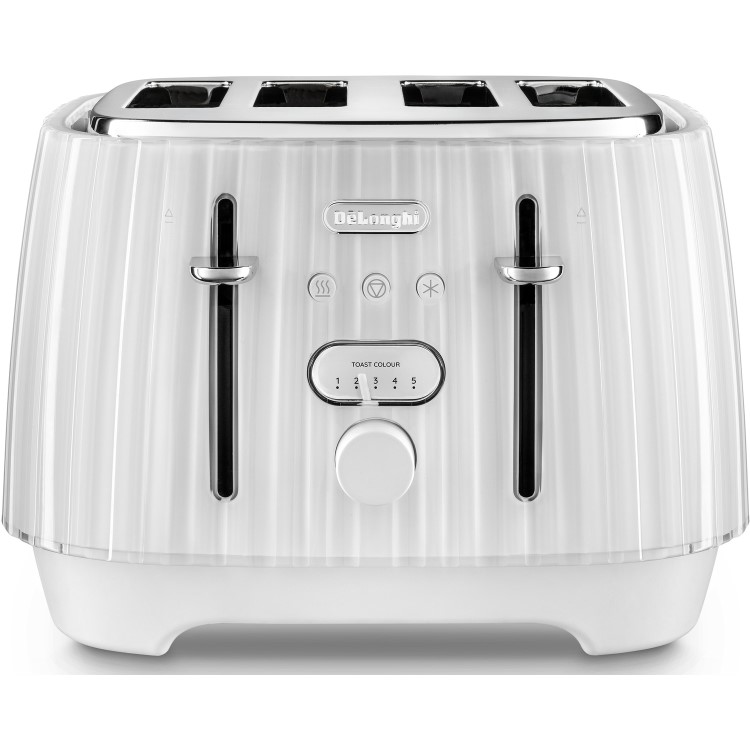 DeLonghi Ballerina 4 Slice Toaster - White