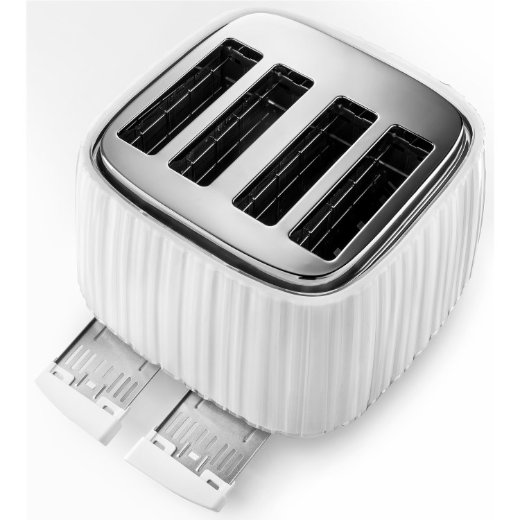 DeLonghi Ballerina 4 Slice Toaster - White