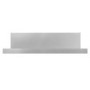 CDA 90cm Telescopic Canopy Cooker Hood - Silver