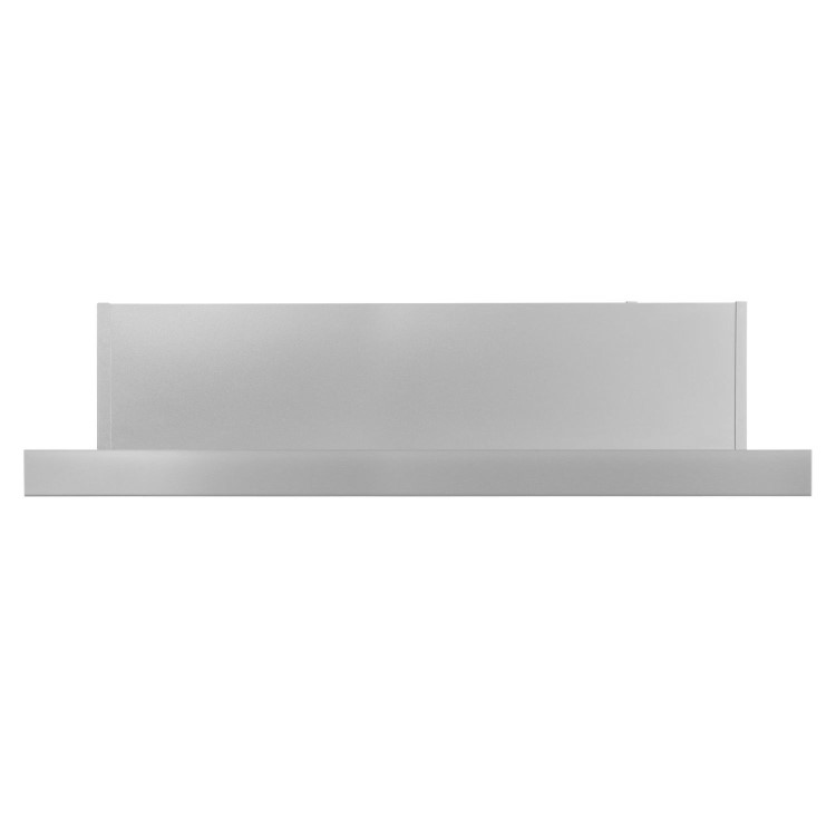 CDA 90cm Telescopic Canopy Cooker Hood - Silver