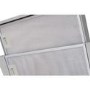 CDA 90cm Telescopic Canopy Cooker Hood - Silver