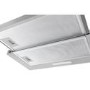 CDA 90cm Telescopic Canopy Cooker Hood - Silver