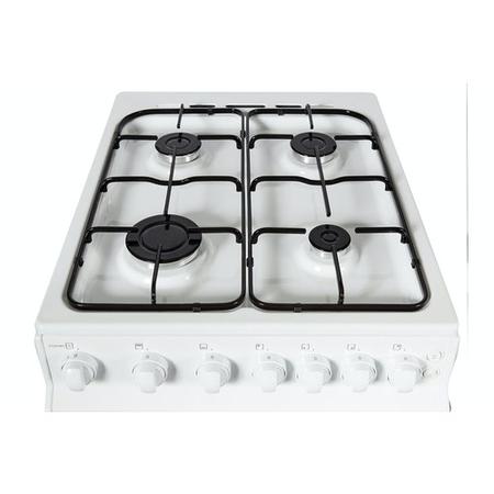 NordMende 50cm Double Cavity Gas Cooker - White