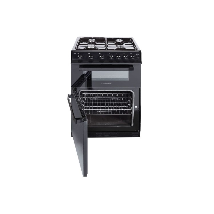 NordMende 60cm Double Cavity LPG Cooker - Black