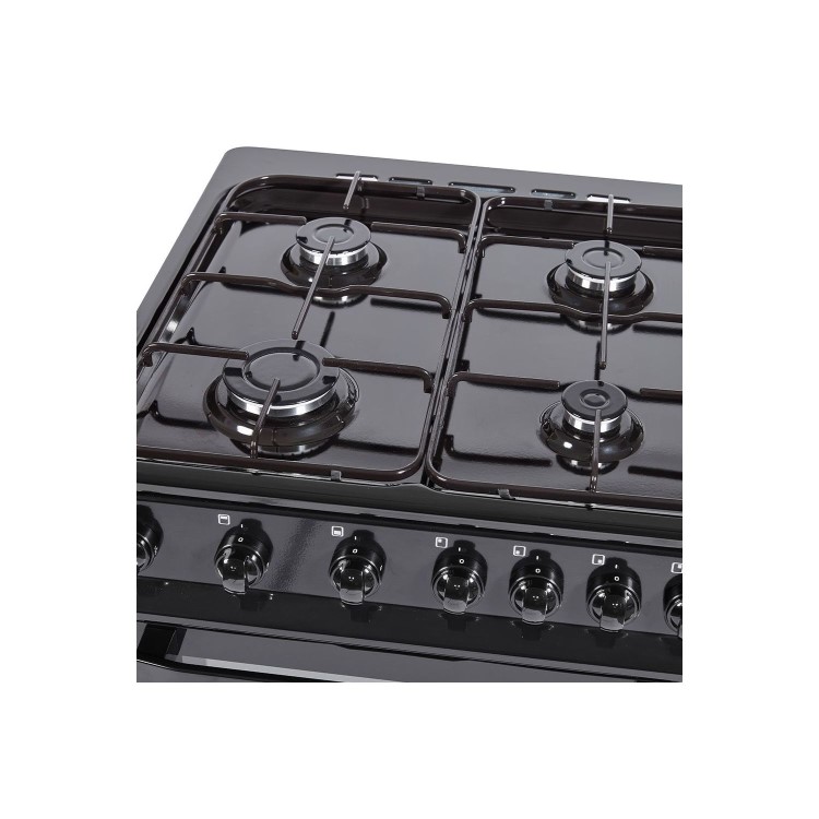 NordMende 60cm Double Cavity LPG Cooker - Black