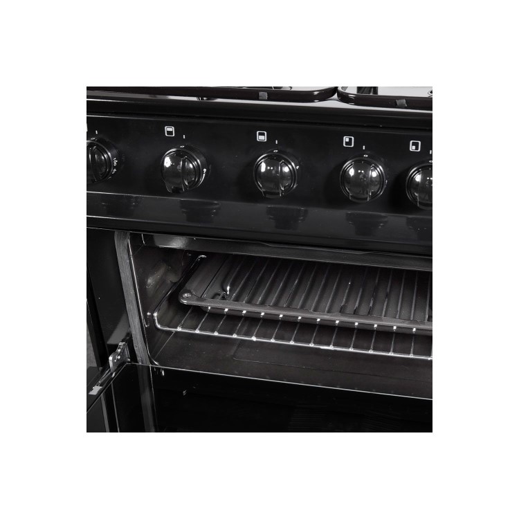 NordMende 60cm Double Cavity LPG Cooker - Black