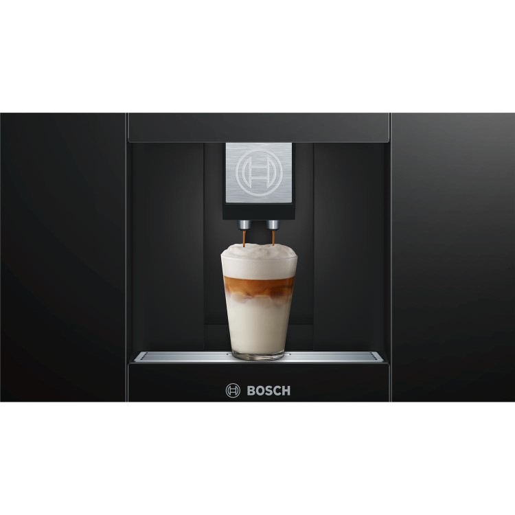 Bosch CTL636ES6 Series 8 Automatic Built-In Bean to Cup Coffee Machine - Stainless Steel