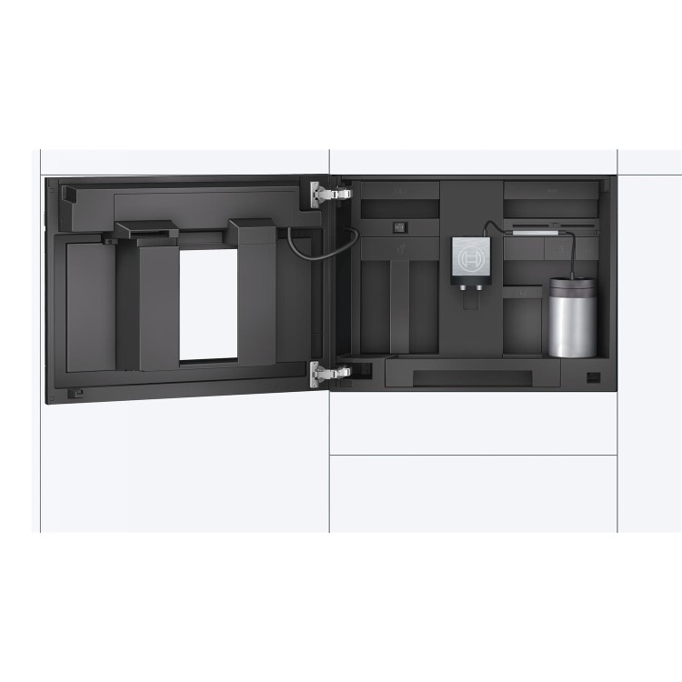 Bosch CTL636ES6 Series 8 Automatic Built-In Bean to Cup Coffee Machine - Stainless Steel