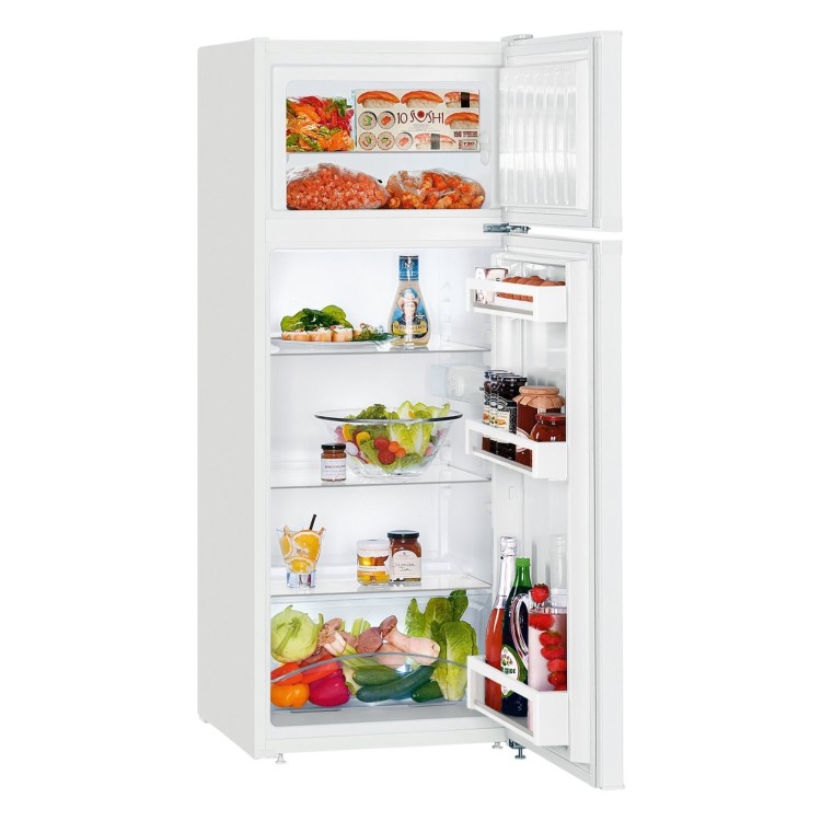 Liebherr 234 Litre 80/20 Freestanding Fridge Freezer - White