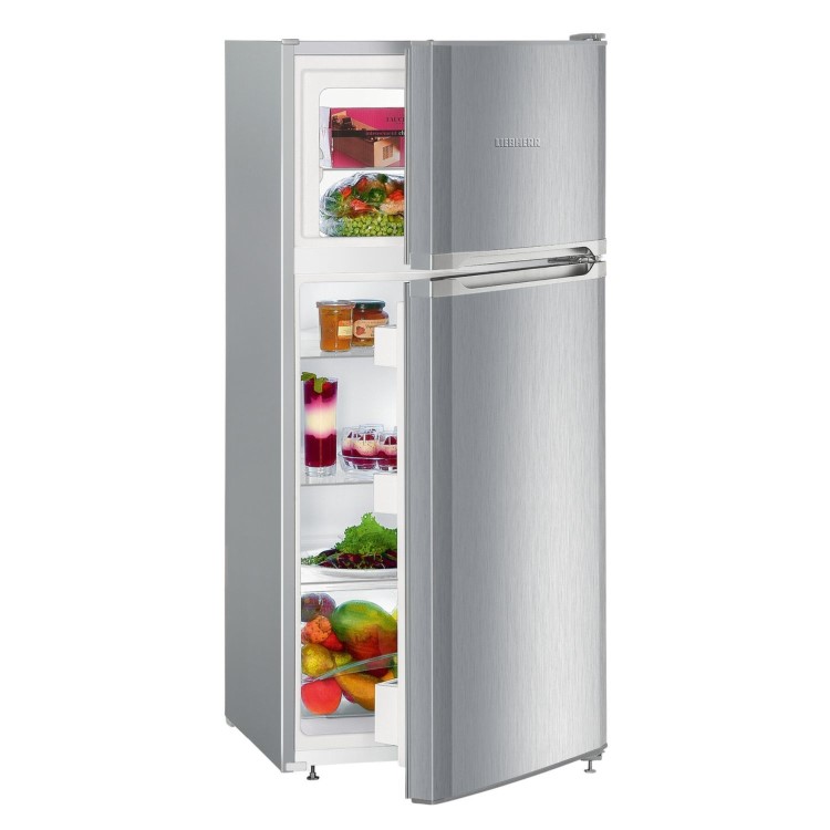 Liebherr 196 Litre 80/20 Freestanding Fridge Freezer - Silver