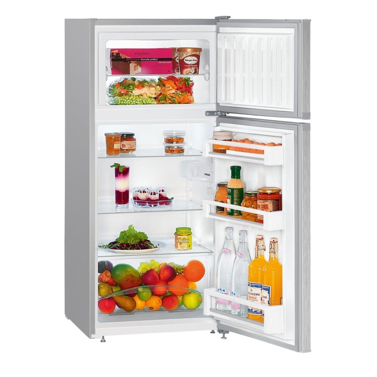 Liebherr 196 Litre 80/20 Freestanding Fridge Freezer - Silver