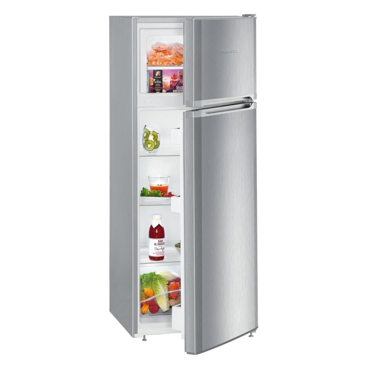 Liebherr 233 Litre 80/20 Freestanding Fridge Freezer - Silver