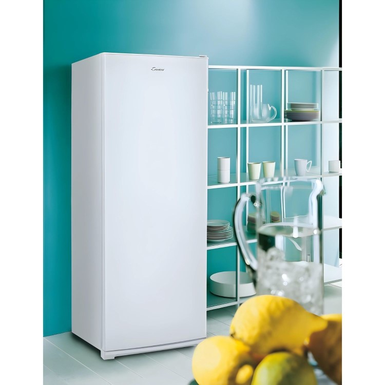 Candy 163 Litre Tall Freestanding Freezer - White