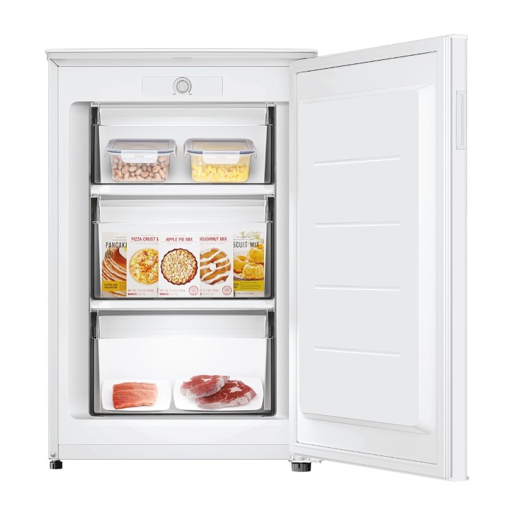 Candy 85 Litre Freestanding Undercounter Freezer - White