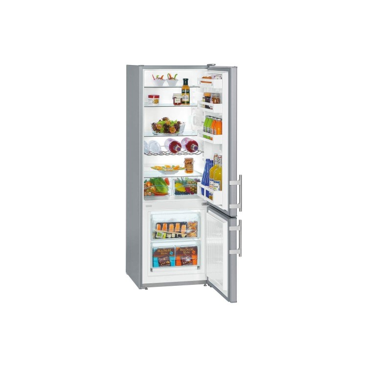 Liebherr CUSL2811 70/30 Split 253 Litre Freestanding Fridge Freezer - Silver