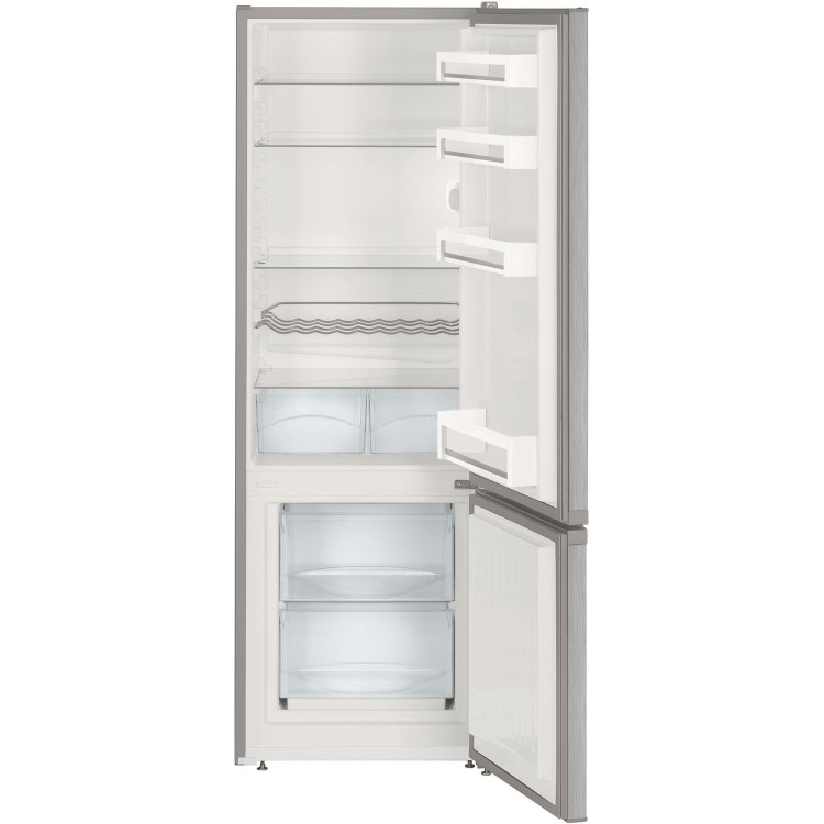 Liebherr 265 Litre 70/30 Freestanding Fridge Freezer With VarioSpace - Stainless steel