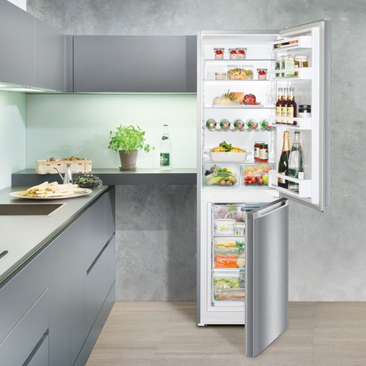 Liebherr 296 Litre 70/30 Freestanding Fridge Freezer - Silver