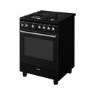 Smeg Concert 60cm Dual Fuel Cooker - Black