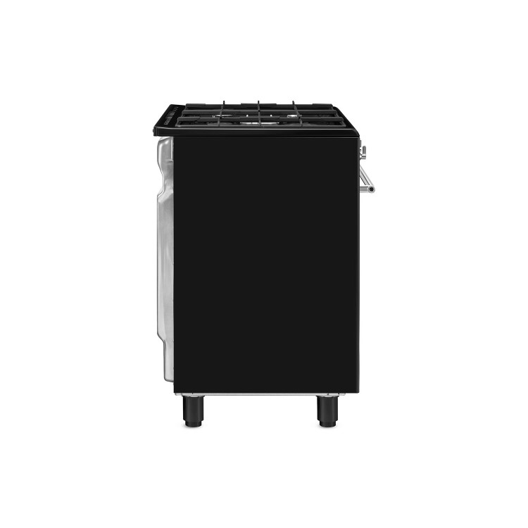 Refurbished Smeg Concert CX91GMBL 90cm Dual Fuel Range Cooker Black