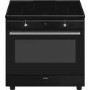 Smeg Concert 90cm Induction Range Cooker - Black