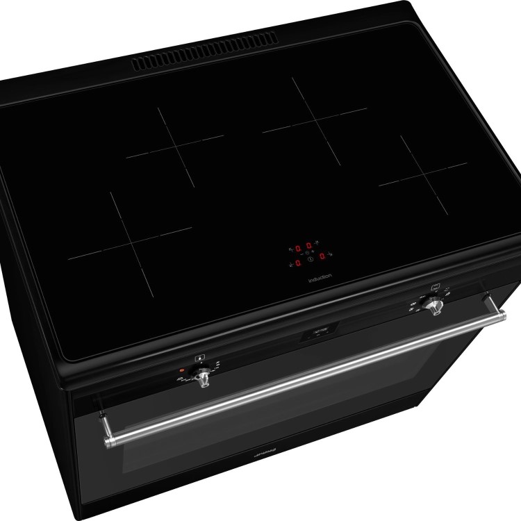 Smeg Concert 90cm Induction Range Cooker - Black