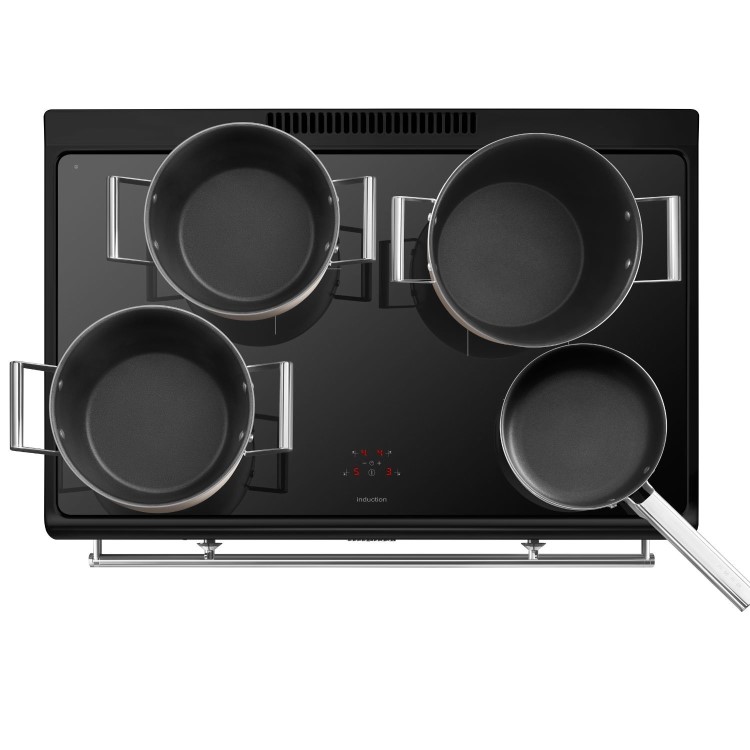 Smeg Concert 90cm Induction Range Cooker - Black