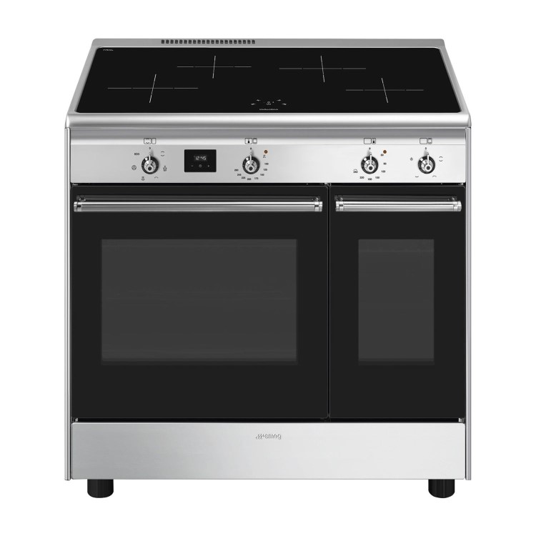 Smeg 90cm Electric Induction Cooker - Stainless Steel