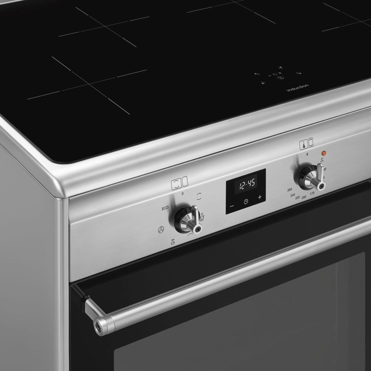 Refurbished Smeg CX92IM 90cm Electric Induction Cooker Stainless Steel