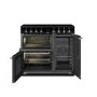 Smeg Concert 90cm Electric Range Cooker with Induction Hob Top - Black