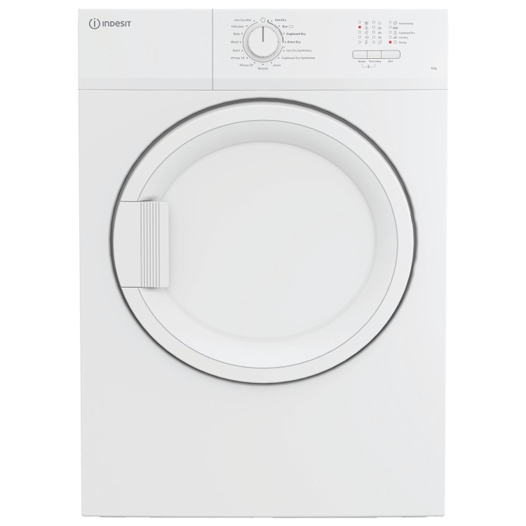 Indesit 8kg Vented Tumble Dryer - White