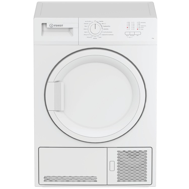 Indesit 8kg Condenser Tumble Dryer - White