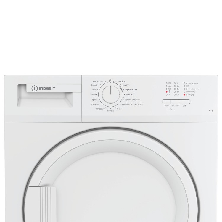 Indesit 8kg Condenser Tumble Dryer - White