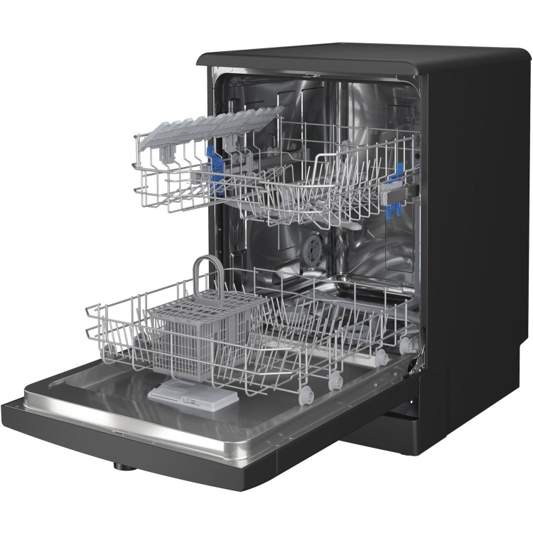 Indesit Fast&Clean Freestanding Dishwasher - Black