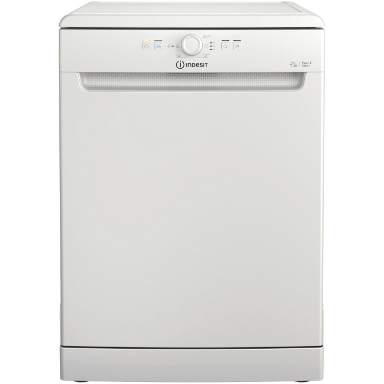 Refurbished Indesit D2FHK26UK 14 Place Freestanding Dishwasher White