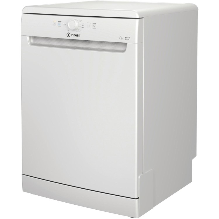 Refurbished Indesit D2FHK26UK 14 Place Freestanding Dishwasher White