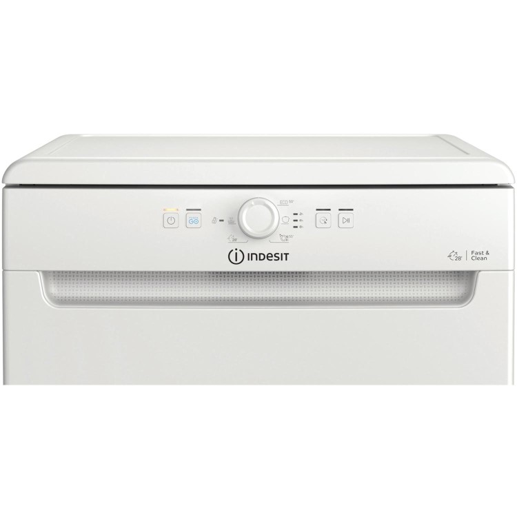 Indesit Fast&Clean Freestanding Dishwasher - Push&Go White