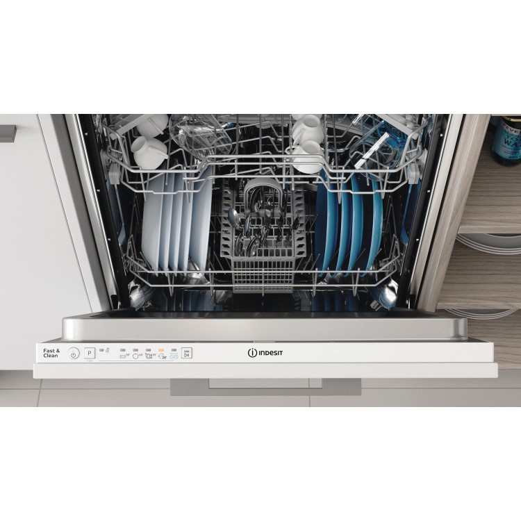 Refurbished Indesit D2IHL326UK 14 Place Fully Integrated Dishwasher