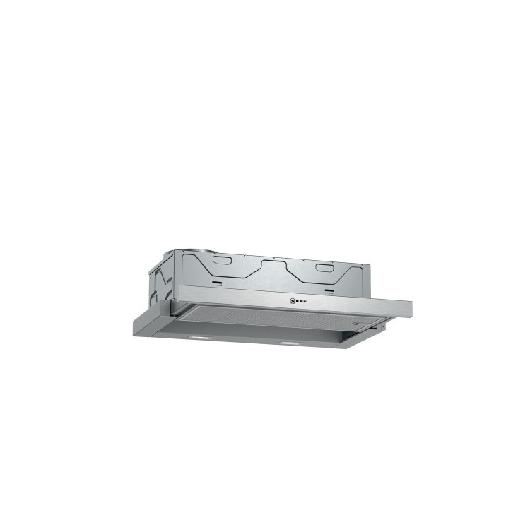 Neff N50 Telescopic 60cm Cooker Hood - Silver Metallic