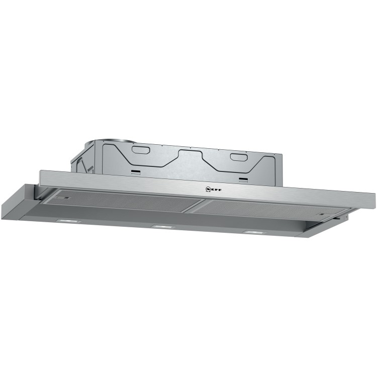 Refurbished Neff N50 D49ED22N1B 90cm Telescopic Canopy Cooker Hood Silver