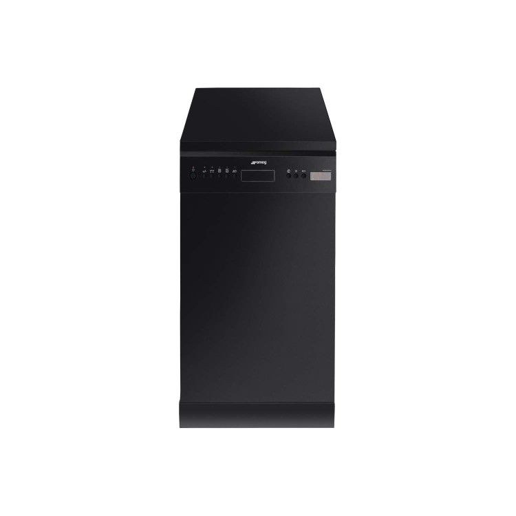 Smeg D4B-1 45cm Slimline Freestanding 10 place Dishwasher Black