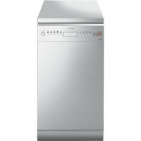 Smeg D4SS-1 10 Place Slimline Freestanding Dishwasher- Stainless Steel