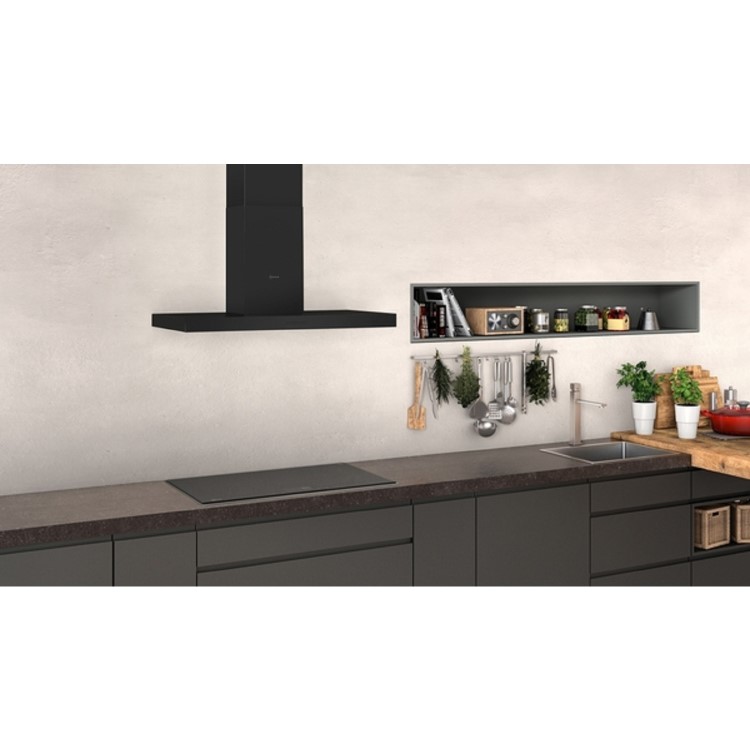 Refurbished Neff N30 D62BBC0S0B 60cm Chimney Hood Black