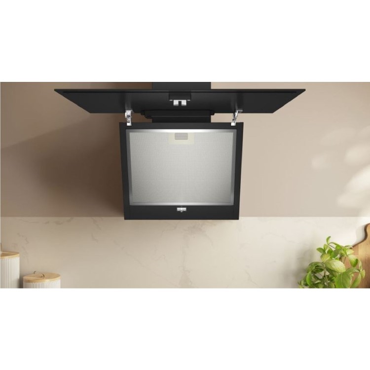 Neff N30 80cm Angled Chimney Cooker Hood - Black