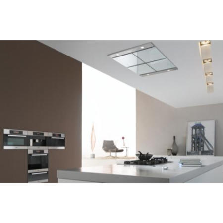 Miele DA2900 Stainless Steel 110cm Wide Ceiling Cooker Hood supplied without edge extraction set