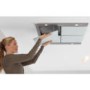 Miele DA2900 Stainless Steel 110cm Wide Ceiling Cooker Hood supplied without edge extraction set