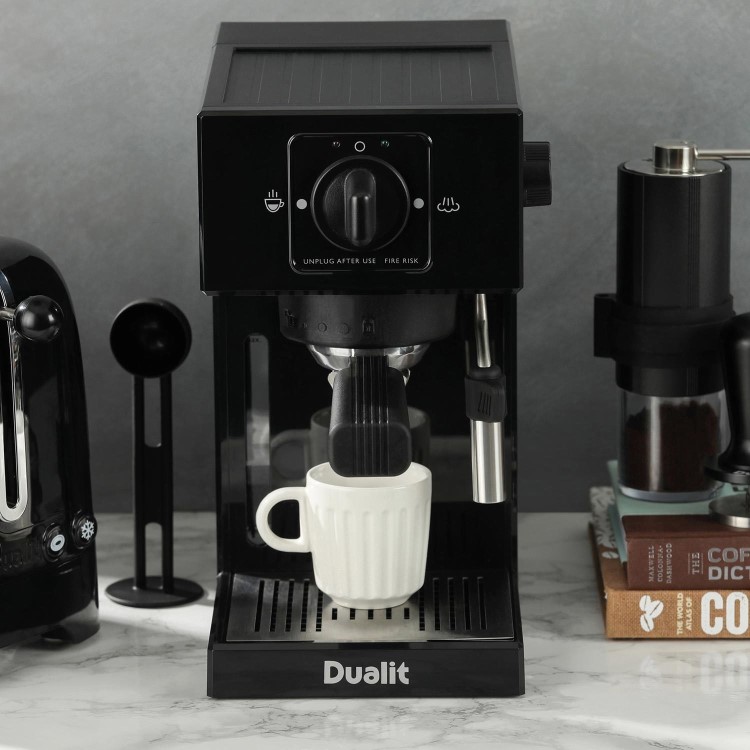 Dualit 84470 Semi Automatic Bean To Cup Coffee Machine - Black